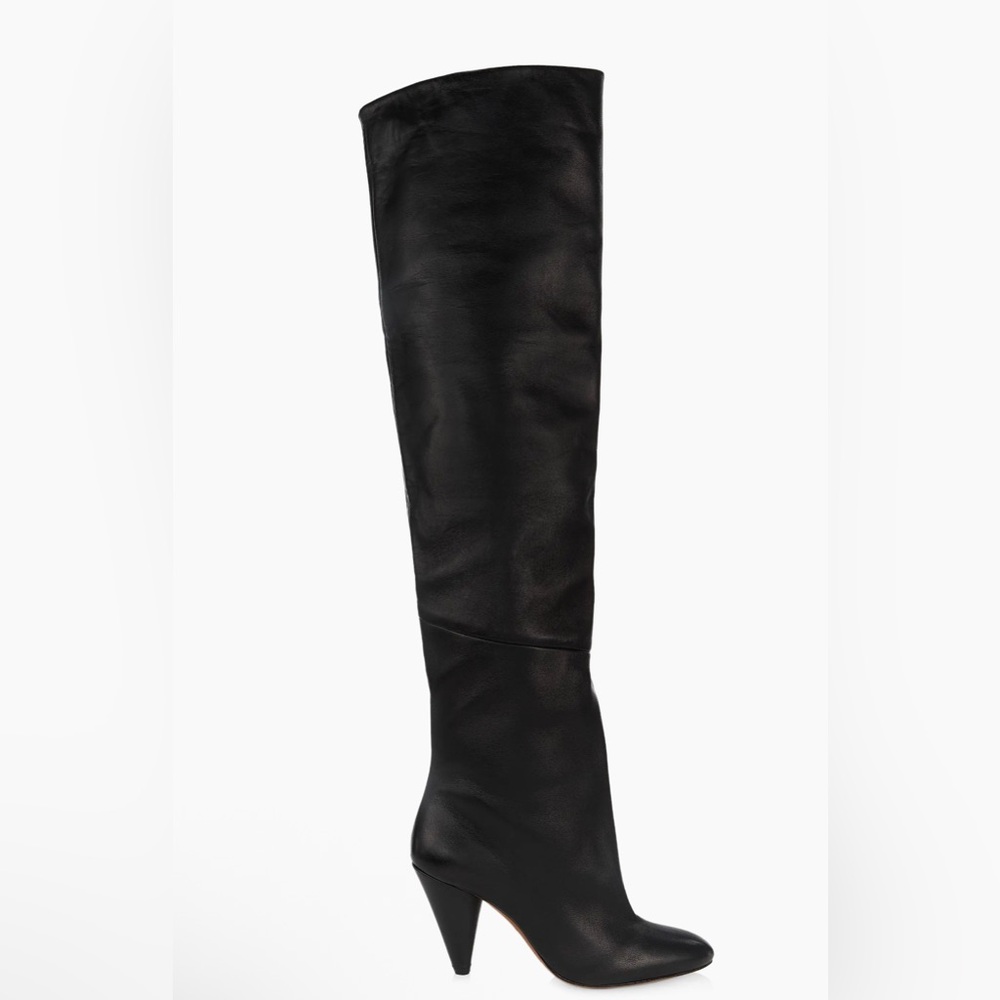 Proenza Schouler Cone 85MM Leather Over-the-Knee Boots size 38 BNIB